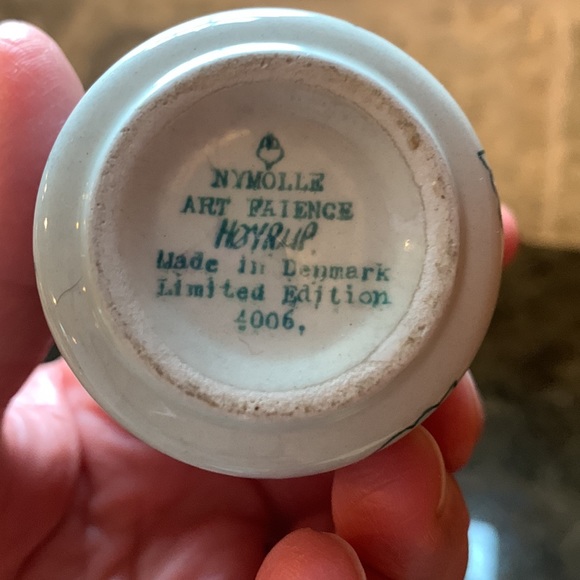 Vintage Demitasse Cup Denmark Nymolle Art Faience Hoyrup Limited Edition - Picture 6 of 8